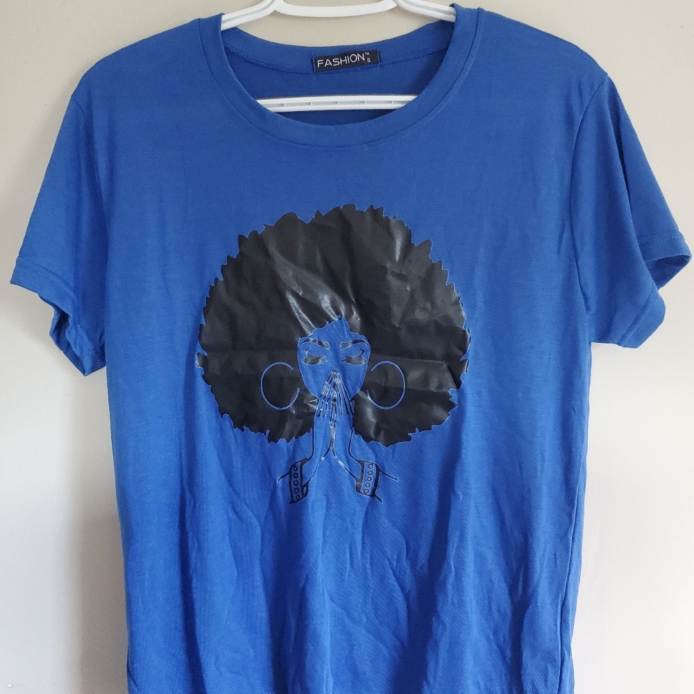 Fashion Women's Printed Wear T-shirt Size S